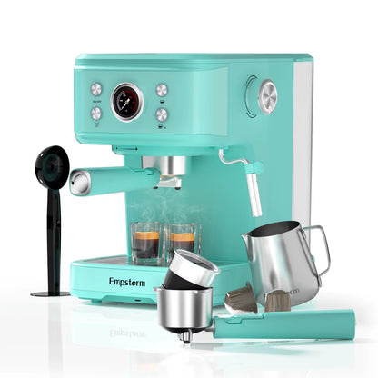 04E Electric Household Espresso Capsule Coffee Maker New Multifunction Semi-Automatic Cappuccino Programmable Hotels