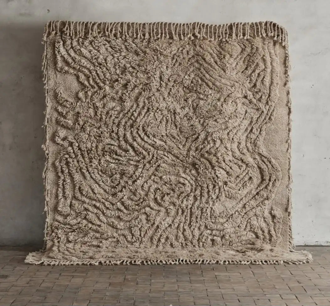 Sahara Luxe | Hand-Knotted Moroccan Wool Rug – Timeless Artisan Craftsmanship