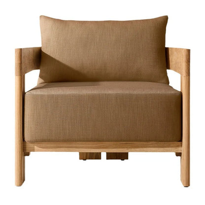 Nordic Terra | Teak Balcony & Patio Sofa Set – All-Weather Outdoor Lounge for Garden & Villa Living