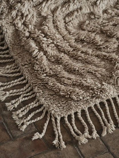 Sahara Luxe | Hand-Knotted Moroccan Wool Rug – Timeless Artisan Craftsmanship
