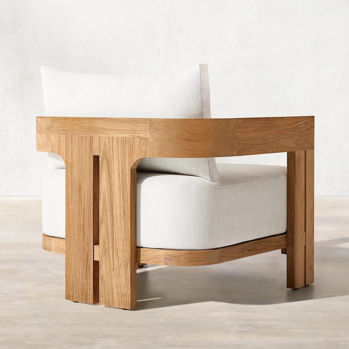 Nordic Terra | Teak Balcony & Patio Sofa Set – All-Weather Outdoor Lounge for Garden & Villa Living