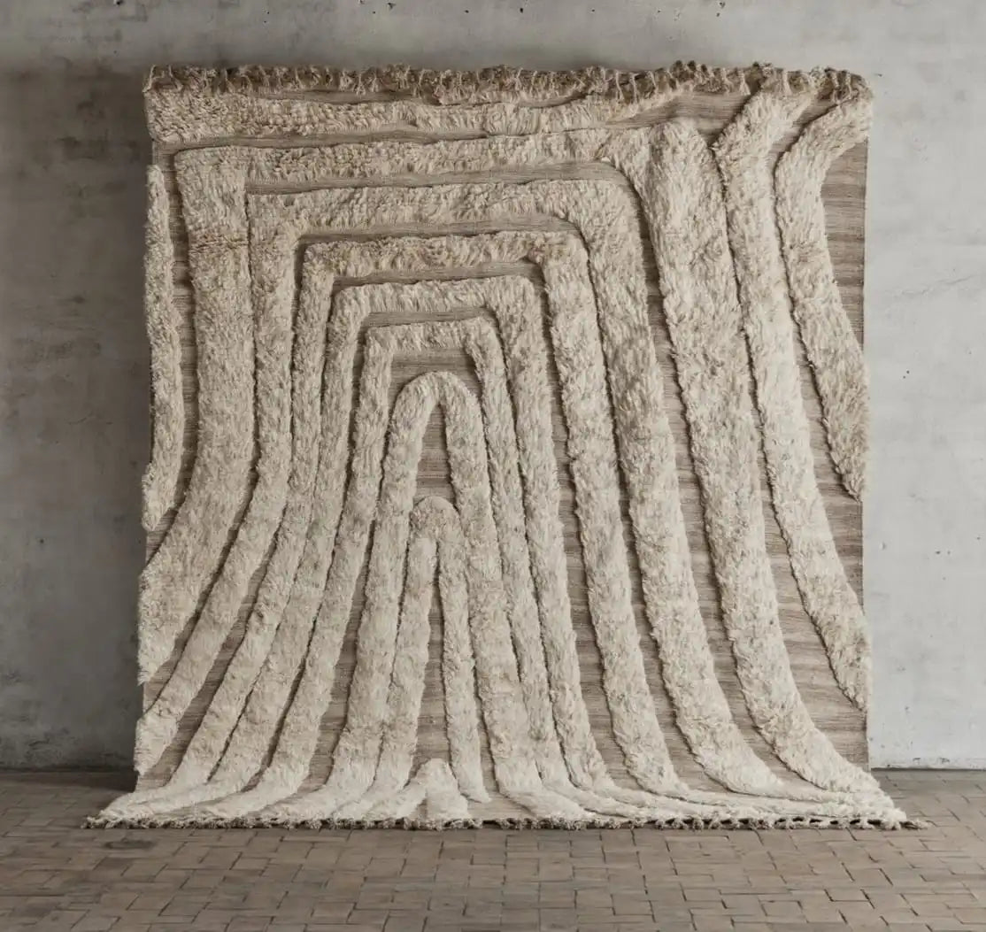 Sahara Luxe | Hand-Knotted Moroccan Wool Rug – Timeless Artisan Craftsmanship