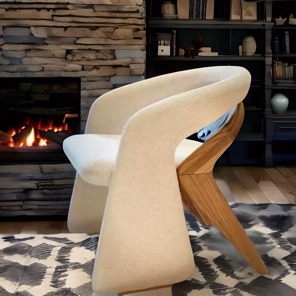 Italian Elegance | Modern Designer Armchair for Dining, Hotel & Home Reception