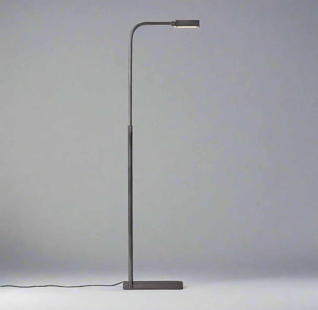 Vintage Luxe | American Copper LED Floor Lamp with Shelves – Industrial Elegance & Versatile Lighting