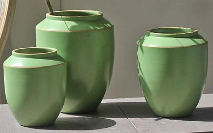 Rustic Zen | Handcrafted Coarse Ceramic Retro Vase – Timeless Earthenware Accent for Elegant Décor"