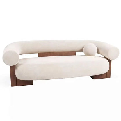 Nordic Elegance | Handcrafted Solid Wood Lounge Chair – Light Luxury & Timeless Comfort