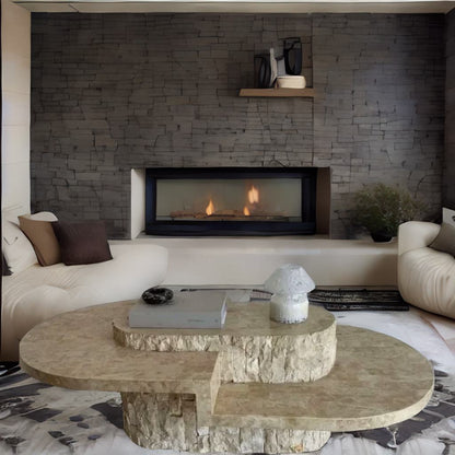 EternaMarble | European Artistic Marble Table – Hand-Carved Elegance for Villas & Luxury Interiors