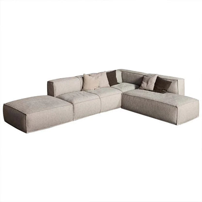 Nordic Haven | Minimalist Linen Sofa Set – Modern Comfort & Timeless Elegance