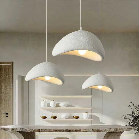 Nordic Resin Art Chandelier – Sculptural Pendant Light for Modern Living Spaces