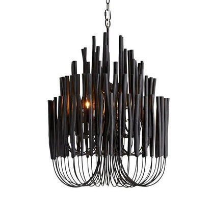 LumiNordic | Modern Nordic LED Pendant Chandelier – Luxury Wood & Metal Ceiling Light