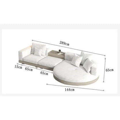 Italian Prestige | Modern High-End Sectional Sofa – Custom Luxury for Living Spaces