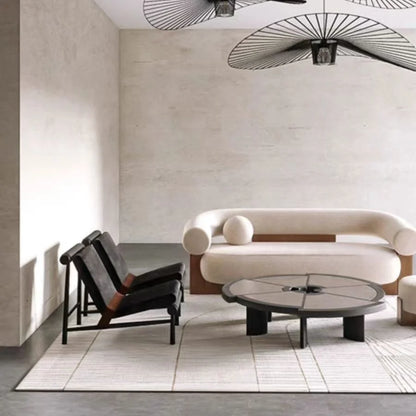 Nordic Elegance | Handcrafted Solid Wood Lounge Chair – Light Luxury & Timeless Comfort