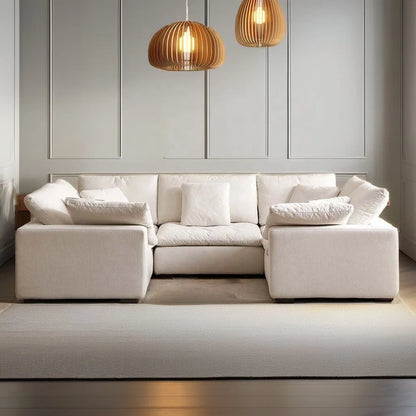 NordicCloud | Waterproof U-Shape Modular Sectional Sofa – Modern Luxury & Comfort"  Product Description: