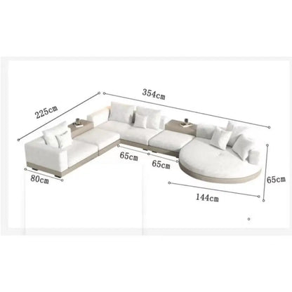 Italian Prestige | Modern High-End Sectional Sofa – Custom Luxury for Living Spaces