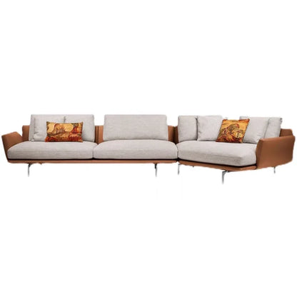 Imperial Luxe | European Leather Sectional Sofa – Modern Corner Couch Set for Elegant Living