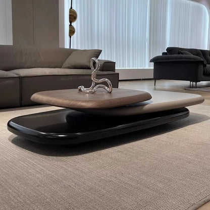 Modern Rotatable Coffee Table – Adjustable Centerpiece for Living Room & Tea Table Elegance