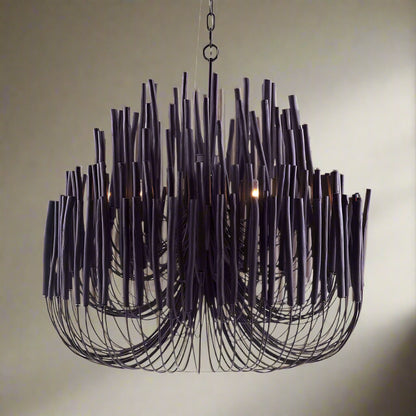 LumiNordic | Modern Nordic LED Pendant Chandelier – Luxury Wood & Metal Ceiling Light