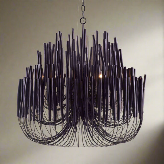 LumiNordic | Modern Nordic LED Pendant Chandelier – Luxury Wood & Metal Ceiling Light