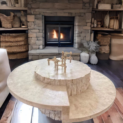 EternaMarble | European Artistic Marble Table – Hand-Carved Elegance for Villas & Luxury Interiors