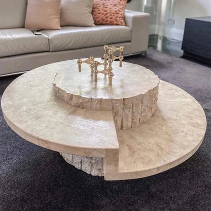 EternaMarble | European Artistic Marble Table – Hand-Carved Elegance for Villas & Luxury Interiors