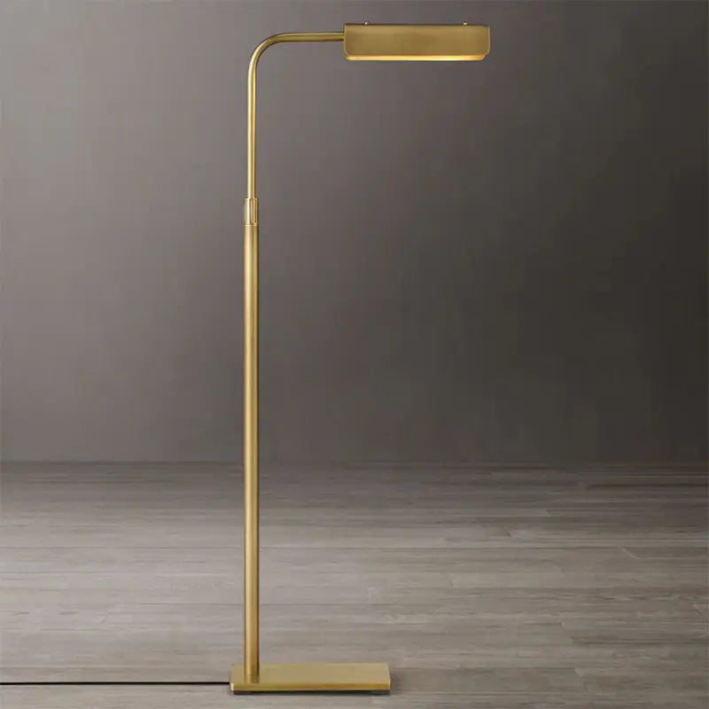 Vintage Luxe | American Copper LED Floor Lamp with Shelves – Industrial Elegance & Versatile Lighting