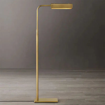 Vintage Luxe | American Copper LED Floor Lamp with Shelves – Industrial Elegance & Versatile Lighting