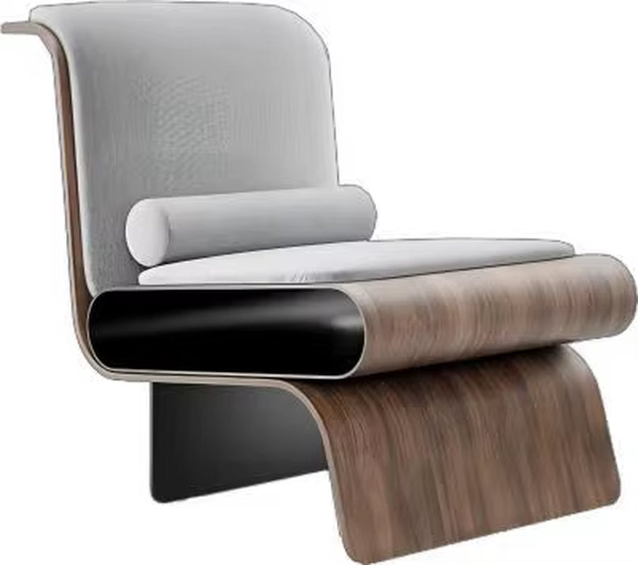 Italian-Style Minimalist Lounge Chair for Living Rooms, Hotels, and Villas