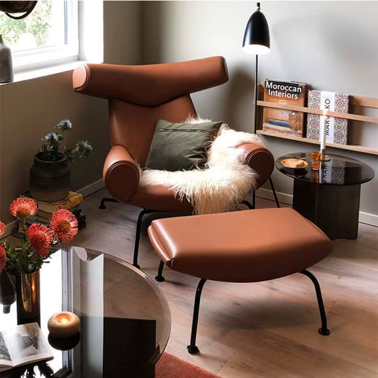 Modern Fashion Creative Designer Recommended Window Personality Art Leisure Chair Living Room Classic Chair Lazy Chair