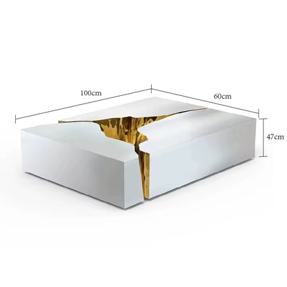 Cheap Furniture Wholesale Fashion Style Rectangular Mirror Coffee Table Hotel Living Room Furniture Hot Sale