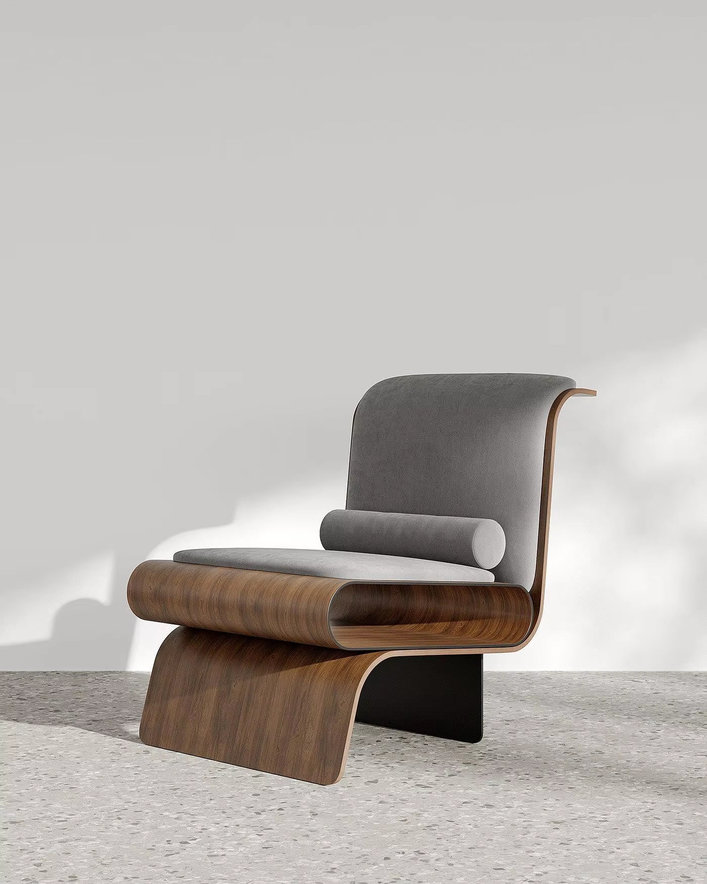 Italian-Style Minimalist Lounge Chair for Living Rooms, Hotels, and Villas