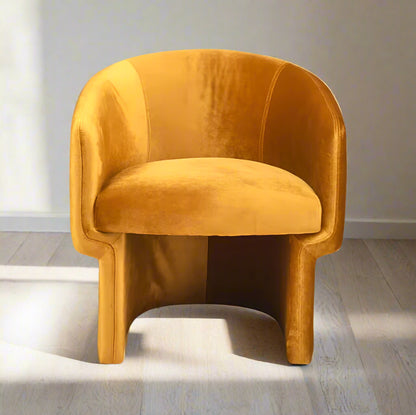 Contemporary Nordic Fabric Single Sofa Chair for Living Room, Bedroom, Hotel, and Club Reception Spaces