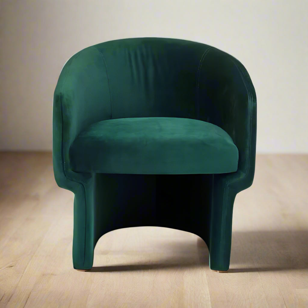 Contemporary Nordic Fabric Single Sofa Chair for Living Room, Bedroom, Hotel, and Club Reception Spaces