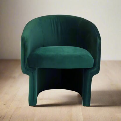 Contemporary Nordic Fabric Single Sofa Chair for Living Room, Bedroom, Hotel, and Club Reception Spaces