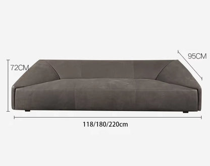 2024 Contemporary Italian Luxury Velvet Sectional Sofa Set with Legless Design for Living Room