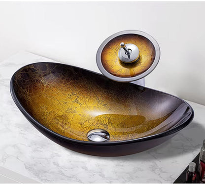 China Factory Counter Top Boat Shape Blue Easy Bathroom Sinks Sets Outdoor Handwashing Lavabo Wash Basin