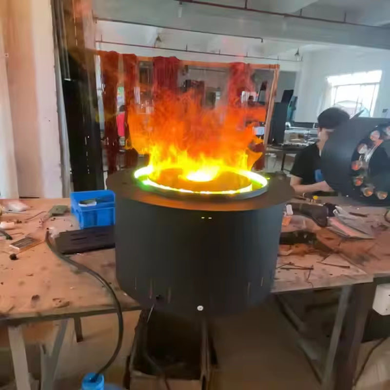 3DR 500 Mm Circular Steam Indoor Decorative Fireplace Party Meeting Atmosphere Embedded Electric Humidifier Fireplace