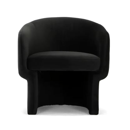 Contemporary Nordic Fabric Single Sofa Chair for Living Room, Bedroom, Hotel, and Club Reception Spaces