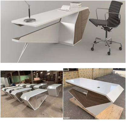 Executive Command | Modern Manager’s Office Desk – Sleek & Professional Design
